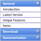 Разворачивающееся меню типа "аккордеон"