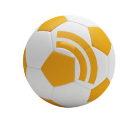 RSS иконка для блога о футболе